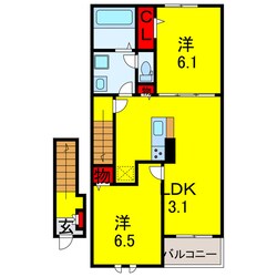 姉ケ崎駅 徒歩17分 2階の物件間取画像